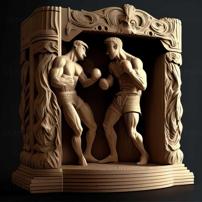 3D модель Реальний бокс (STL)